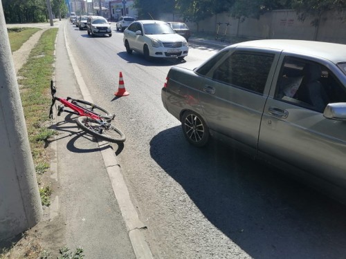 В ДТП на улице Березка несовершеннолетний велосипедист получил травмы