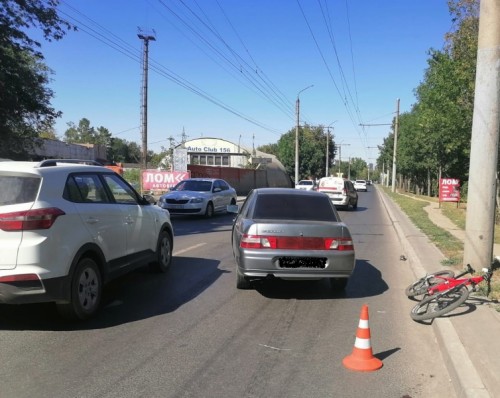 В ДТП на улице Березка несовершеннолетний велосипедист получил травмы