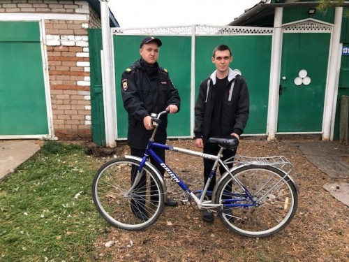 Саракташские полицейские вернули похищенный велосипед хозяину