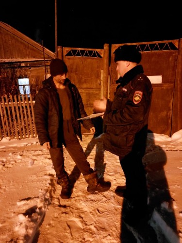 Сотрудники ОМВД России по Саракташскому району провели рейдовые мероприятия