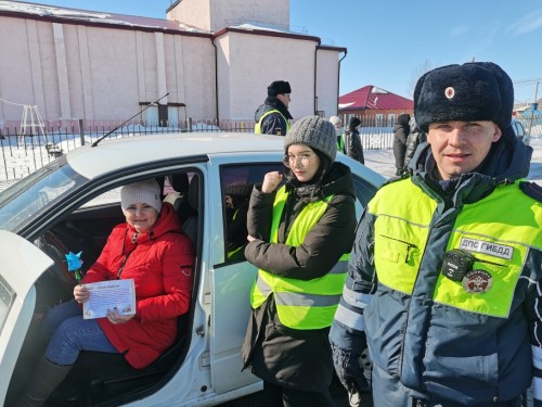 сотрудниками ОГИБДД Отд МВД России по Кваркенскому району проведена акция «Письмо водителю»