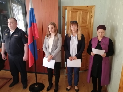 В ОМВД России по Сорочинскому городскому округу прошла процедура принятия присяги на верность Российской Федерации