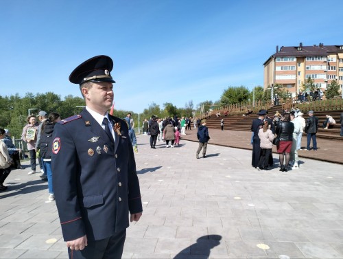 Сотрудники МО МВД России «Бугурусланский» обеспечили охрану общественного порядка во время празднования Дня Победы
