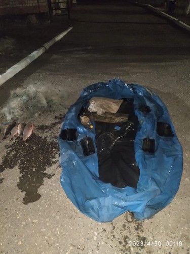 В Новоорском районе сотрудники полиции задержали браконьера, который ловил рыбу запрещенным способом