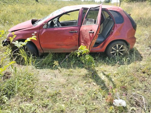 В Саракташском районе водитель «Калины» не справился с управлением и съехал в кювет