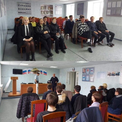 В отделении полиции МВД России по Курманаевскому району состоялся профориентационный тур для учеников Курманаевской школы