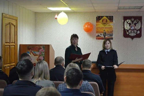 В Отд МВД России по Шарлыкскому району прошли праздничные мероприятия, посвящённые Дню защитника Отечества!