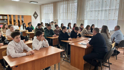 О проведении профилактической беседы с учениками Комаровской школы