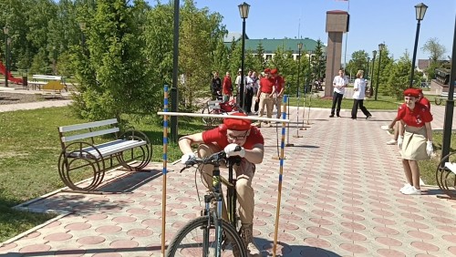 Сотрудники отделения ГИБДД Отд МВД России по Октябрьскому району приняли участие в фестивале активистов «Движение Первых» «Будущее за нами!»