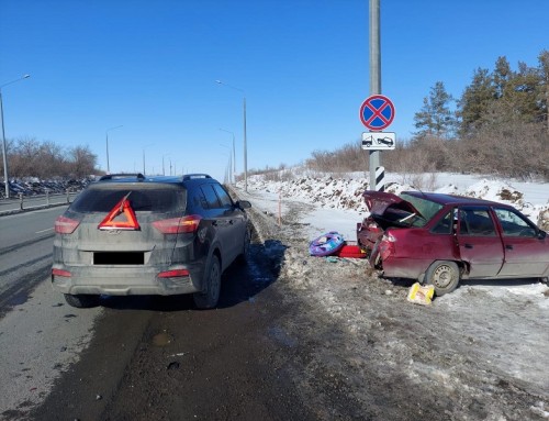 В Оренбурге в результате ДТП получил травмы годовалый ребенок