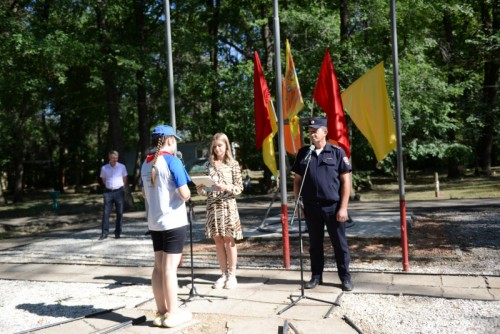 В загородном лагере сотрудники Оренбургской Госавтоинспекции провели соревнования среди команд ЮИД детских оздоровительных лагерей