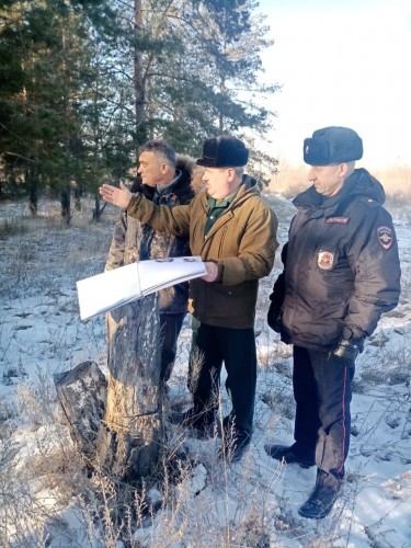 В Оренбургском районе сотрудник полиции принял участие в операции «Елочка»