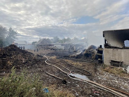 Детская шалость стала причиной пожара в селе Шарлык