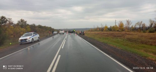 Столкновение автомобилей в Октябрьском районе