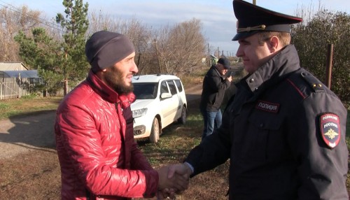 В Оренбургской области полицейские спасли потерявшегося мальчика