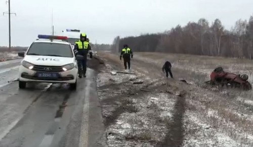 В Бугурусланском районе в результате ДТП погиб водитель легкового автомобиля.