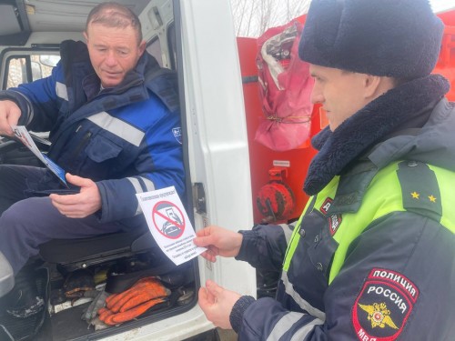 На дорогах Оренбурга прошла акция, приуроченная к Всемирному  Дню отказа от мобильных телефонов