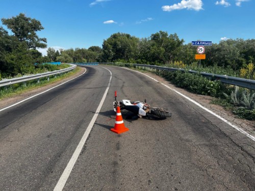 Сакмарские полицейские проводят проверку по факту ДТП с участием мотоциклиста